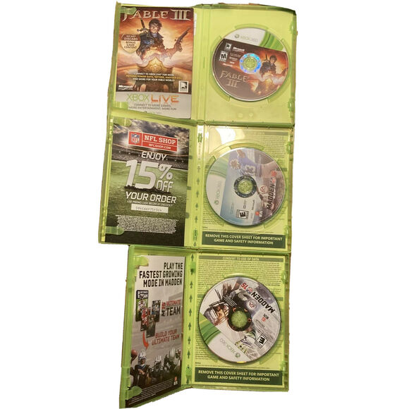 Fable 3 Madden 13 & 15 & 16 Xbox 360 Game Lot Of 4 Video Games Bundle Working - Picture 3 of 8